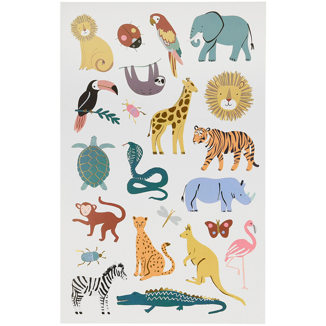 Meri meri tattoos wild animal