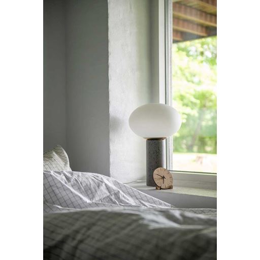Hemverk Bord- & Vægur, Light Oak/Black, Ø12 cm