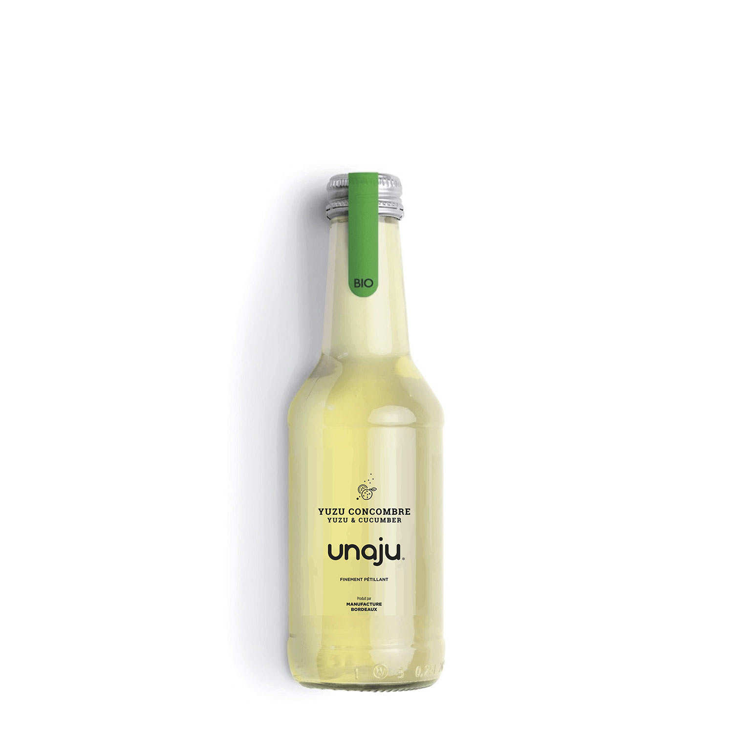 Jus de fruit bio et pétillant - Yuzu concombre
