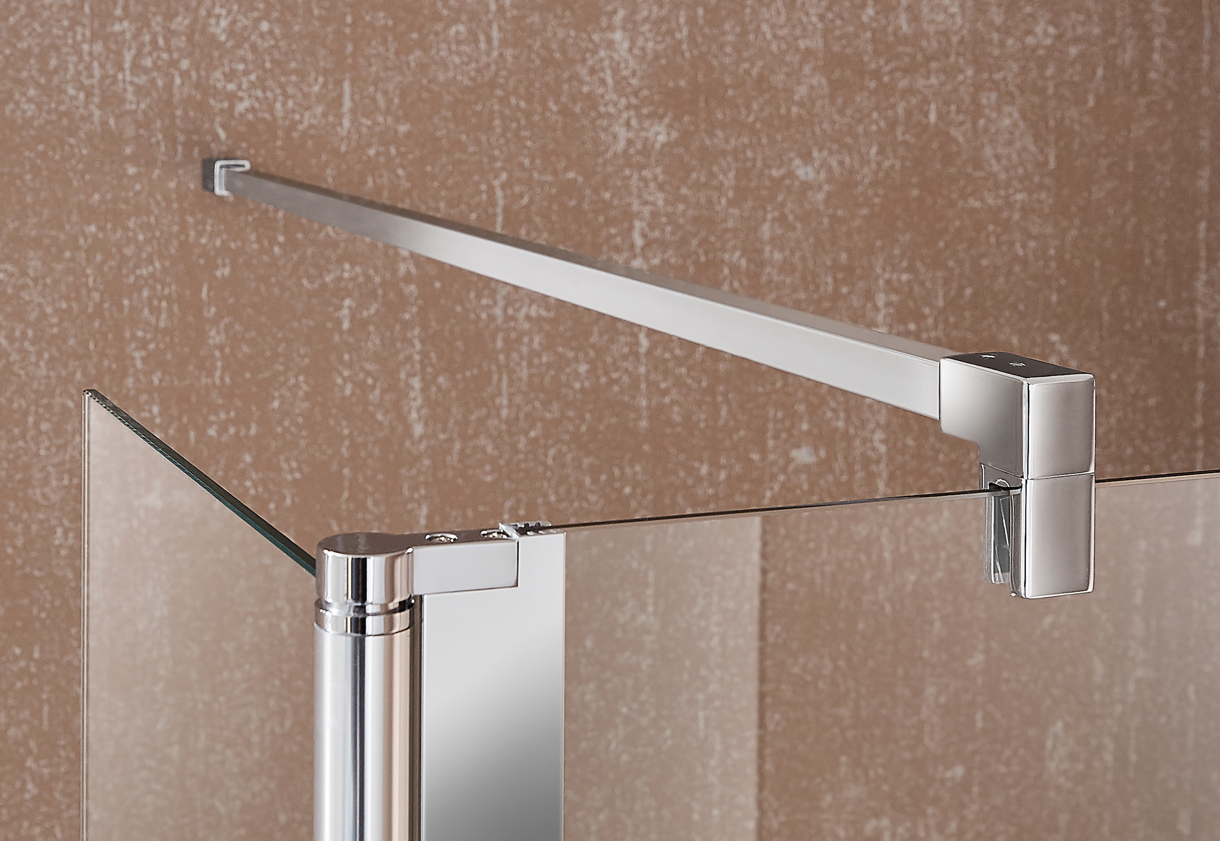 welltime Walk-in-Dusche »Mailand« in 3 verschiedenen Breiten (90,100, 120cm), 6mm Sicherheitsglas