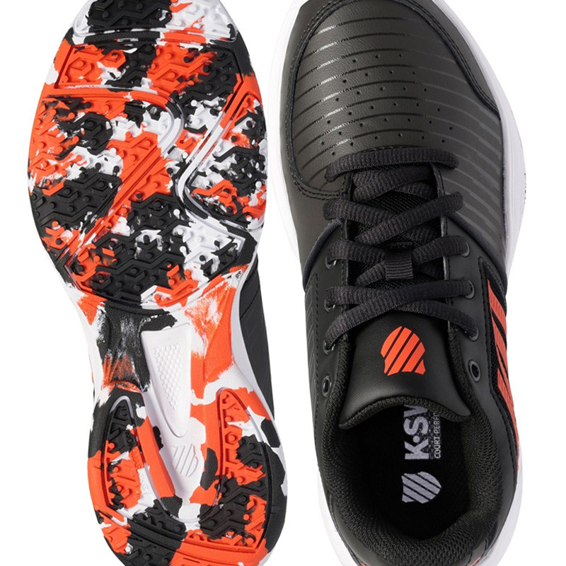 KSwiss Court Express junior noir-orange