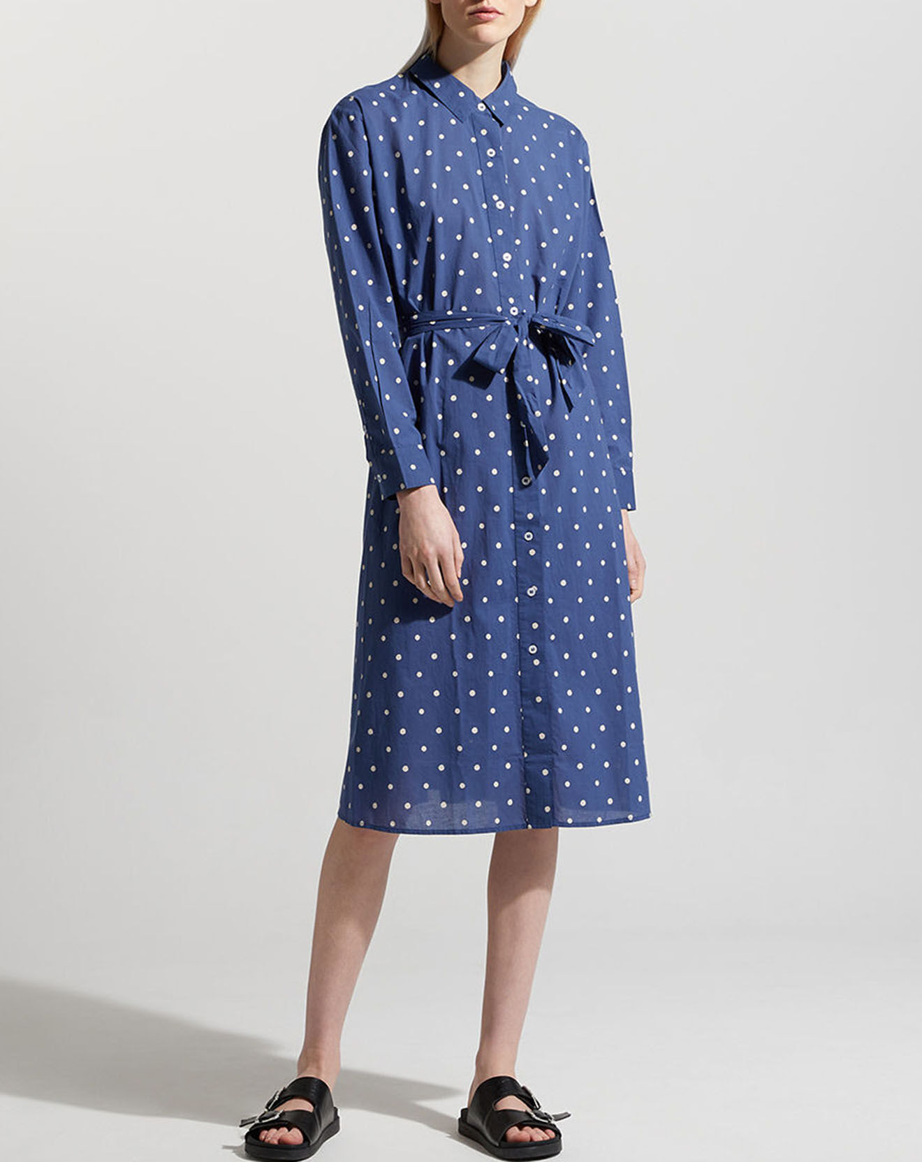 Jodhpur Robe Ramelia indigo bleu/écru