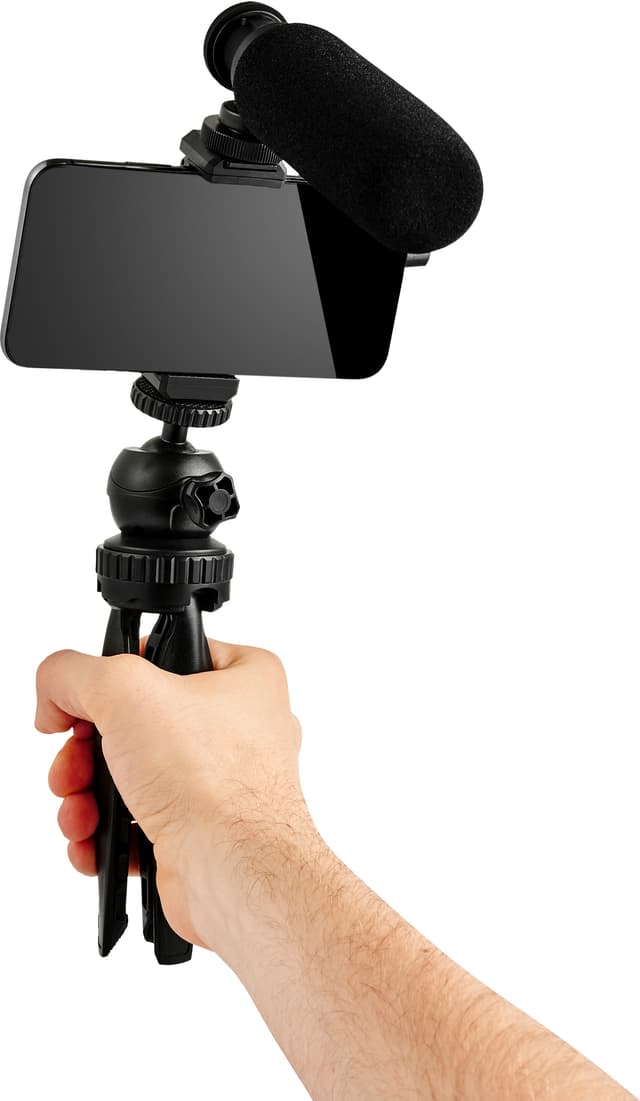 Wistream tripod med shotgun mikrofon