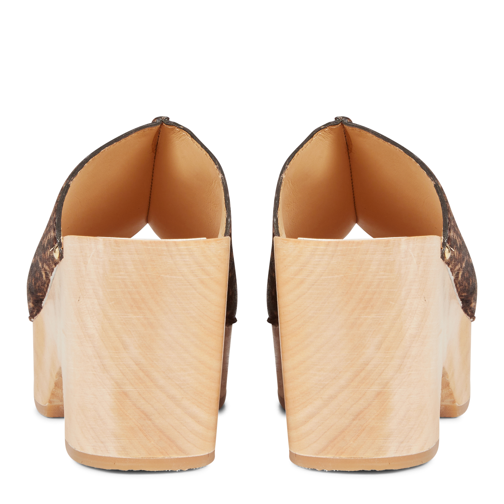 YOKO - Sabots en cuir| Marron