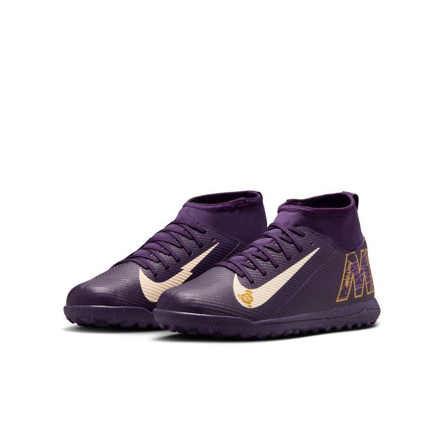 Nike Mercurial Superfly 10 Club TF Mbappé Personal Edition - Violet/Blanc Enfant