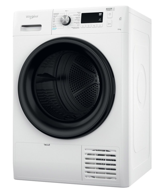 Whirlpool warmtepomp droogkast FFTM1182BBER - 8 kg
