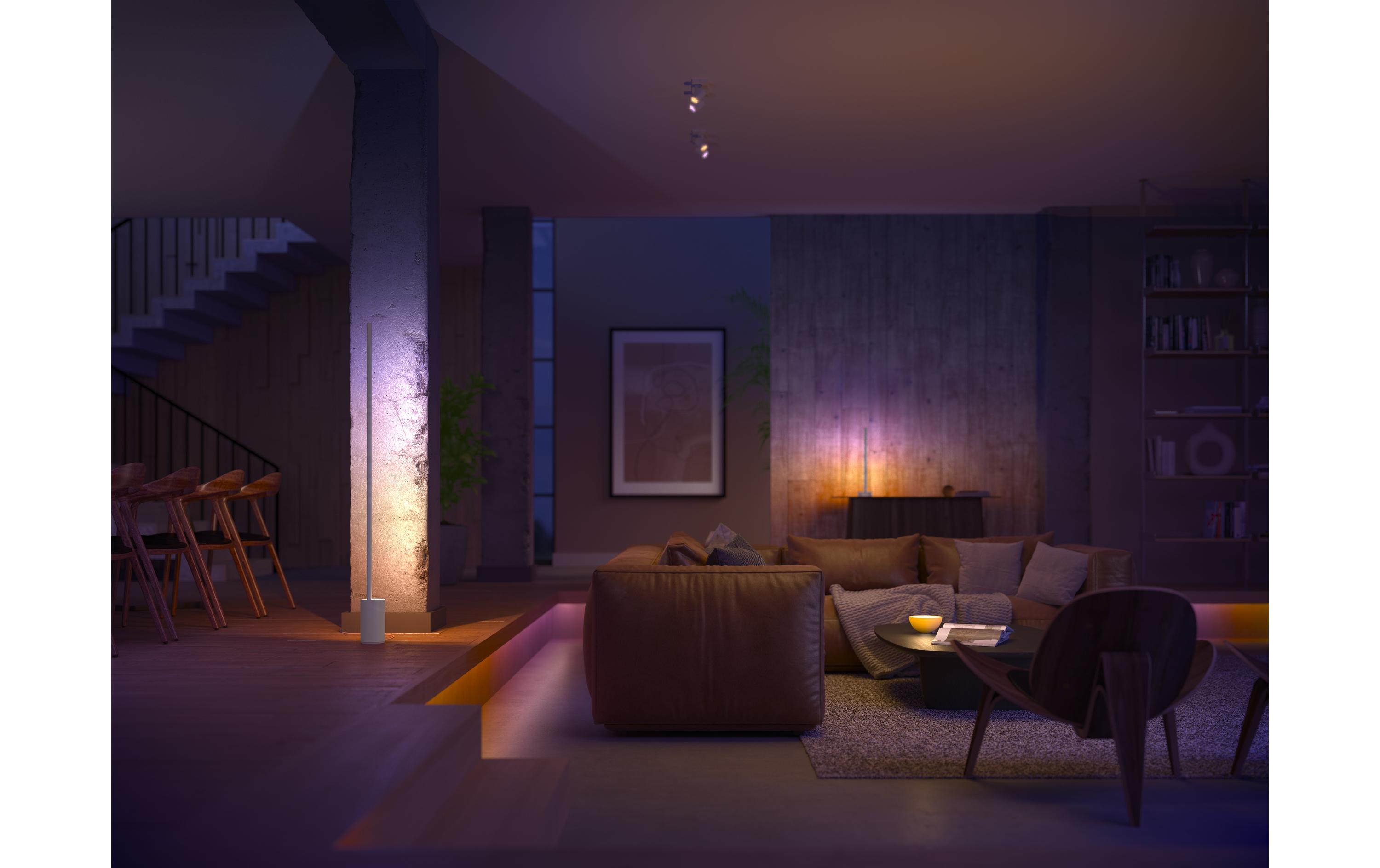 Gradient Signe Stehleuchte Weiss<br>Smarte Stehlampe