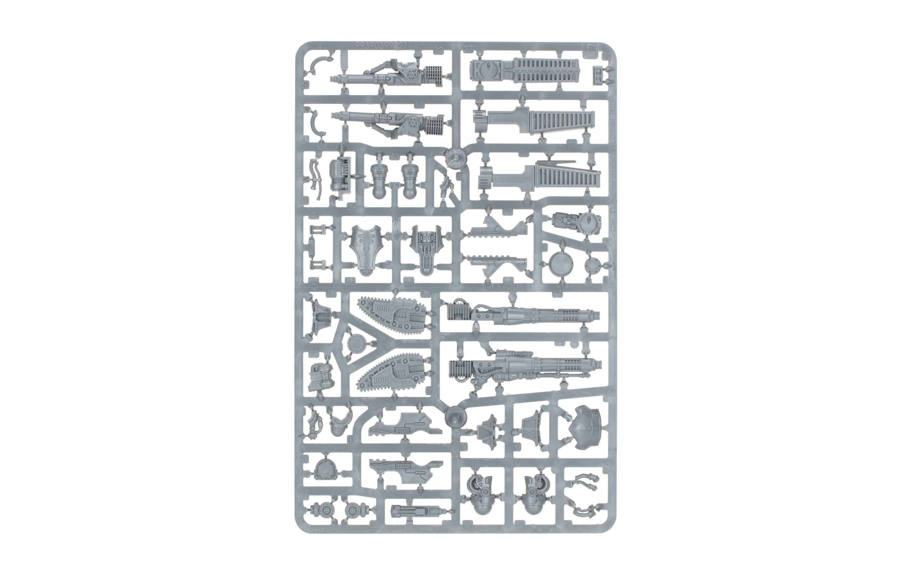 Figur Warhammer Horus Heresy Titan mit Melta CannonWarhammer the Horus Heresy Legions Imperialis Miniatur: Reaver Battle Titan mit Melta Cannon und Chainfist