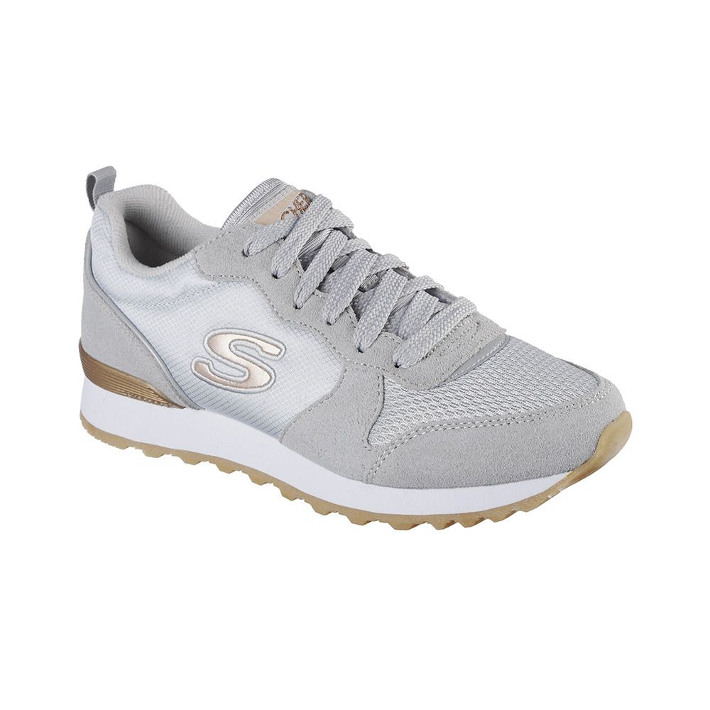 Skechers OG 85 GOLDN GURL - Sneakers Femme light grey