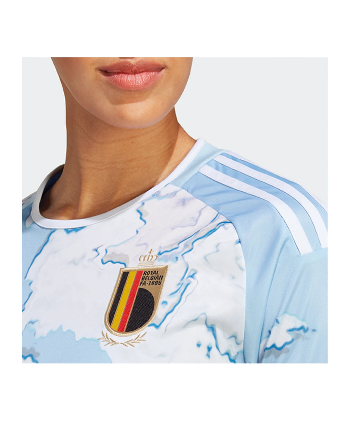 adidas Belgien Trikot Away 2023 Damen Blau