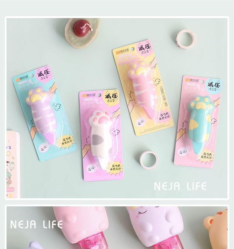 NEJA - Kattenpootcorrectietape (verschillende ontwerpen) / Set