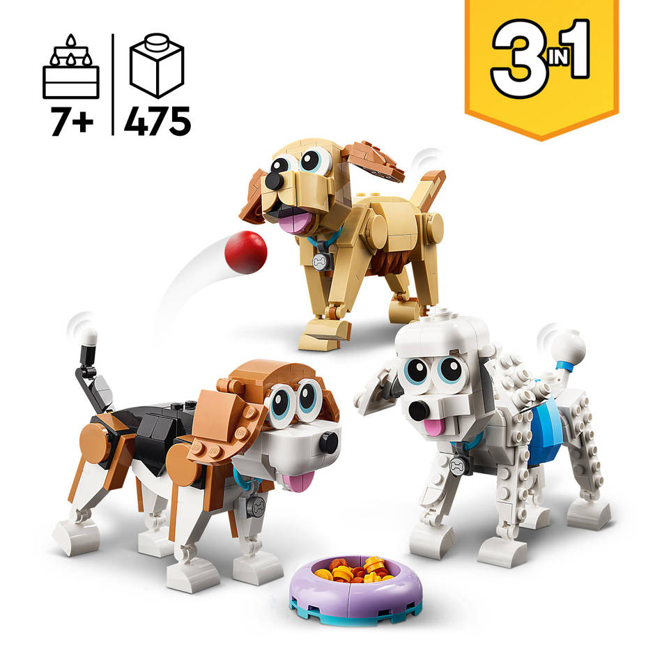 LEGO Creator 3-in-1 schattige honden 31137