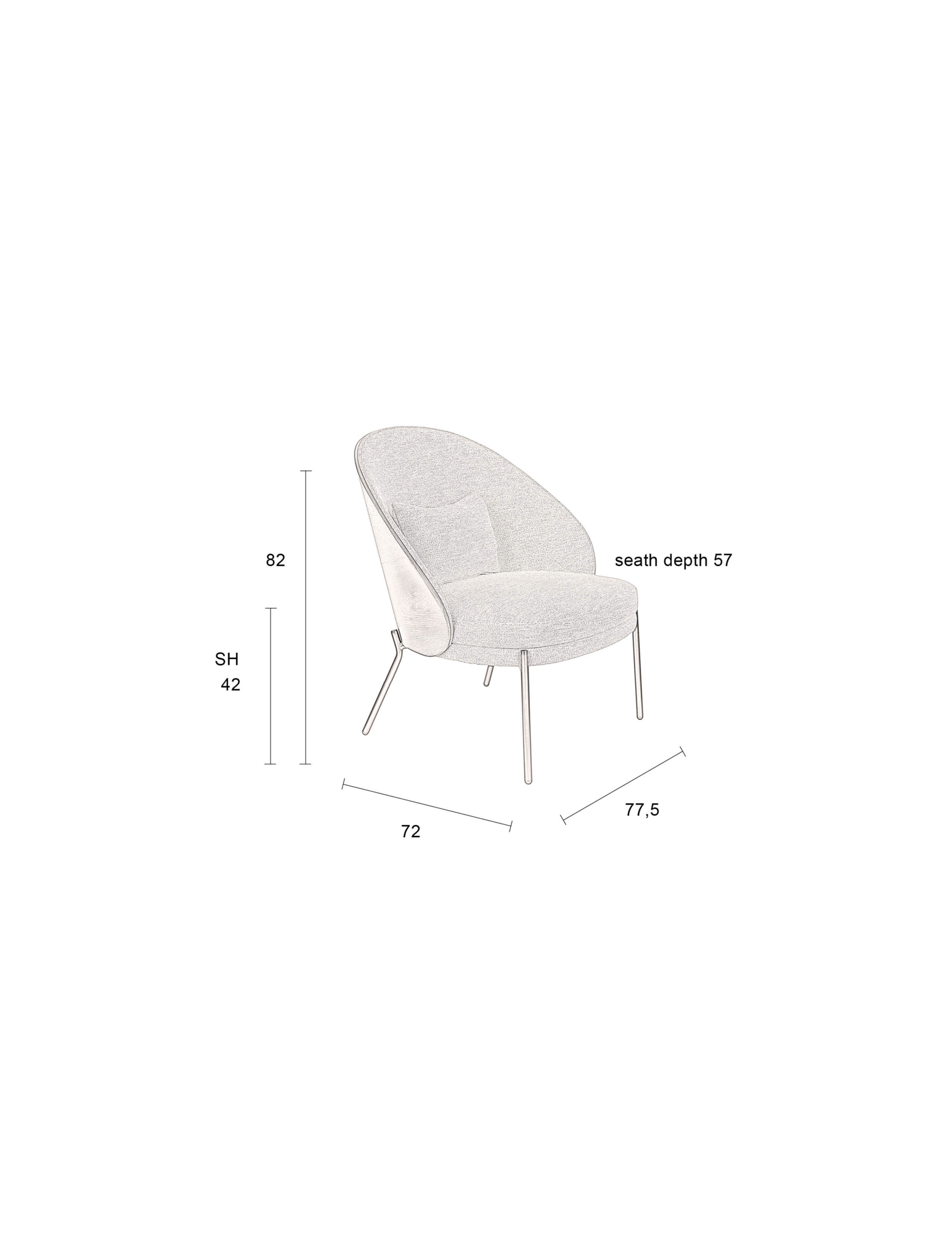 Fauteuil Rodin