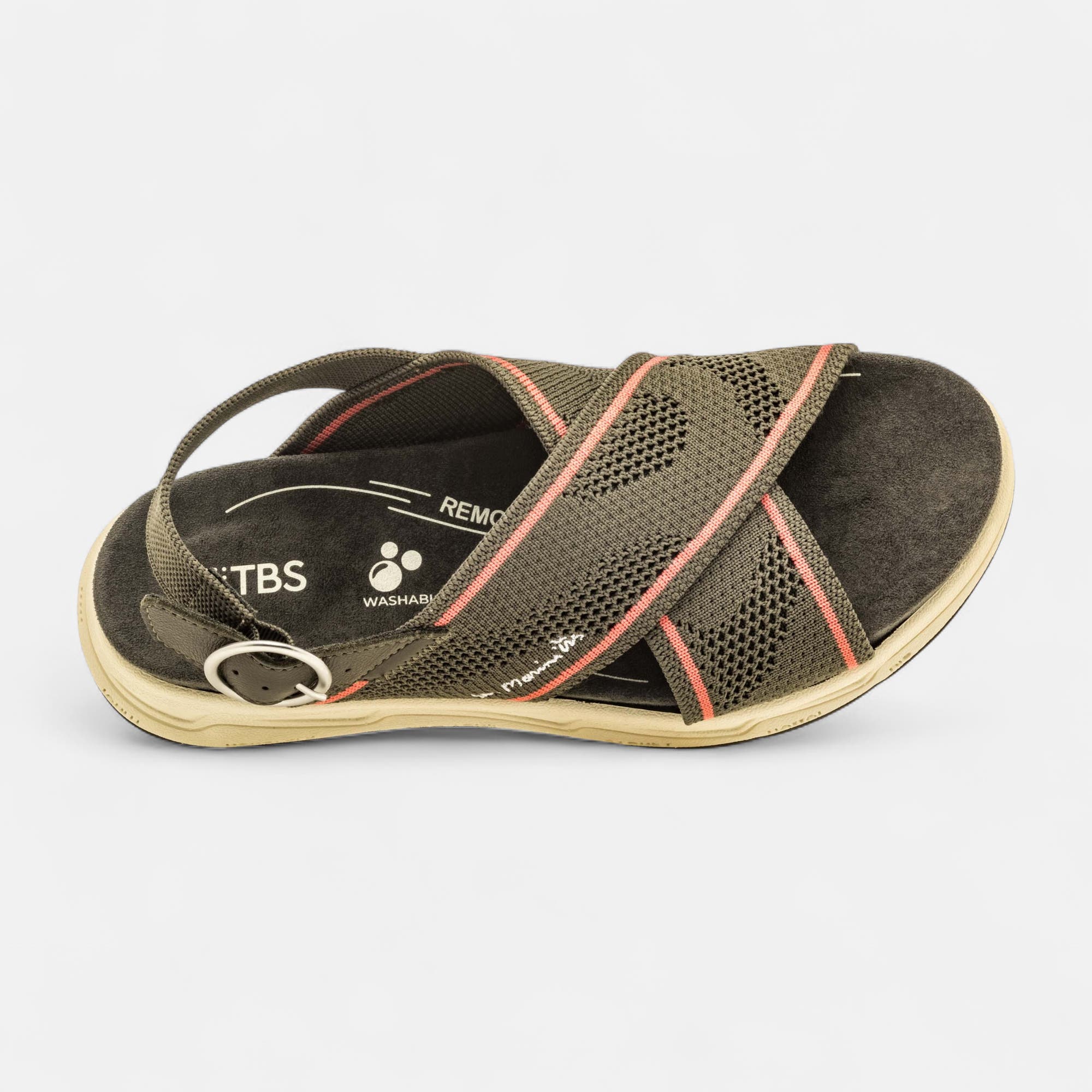 Sandales Femme kaki