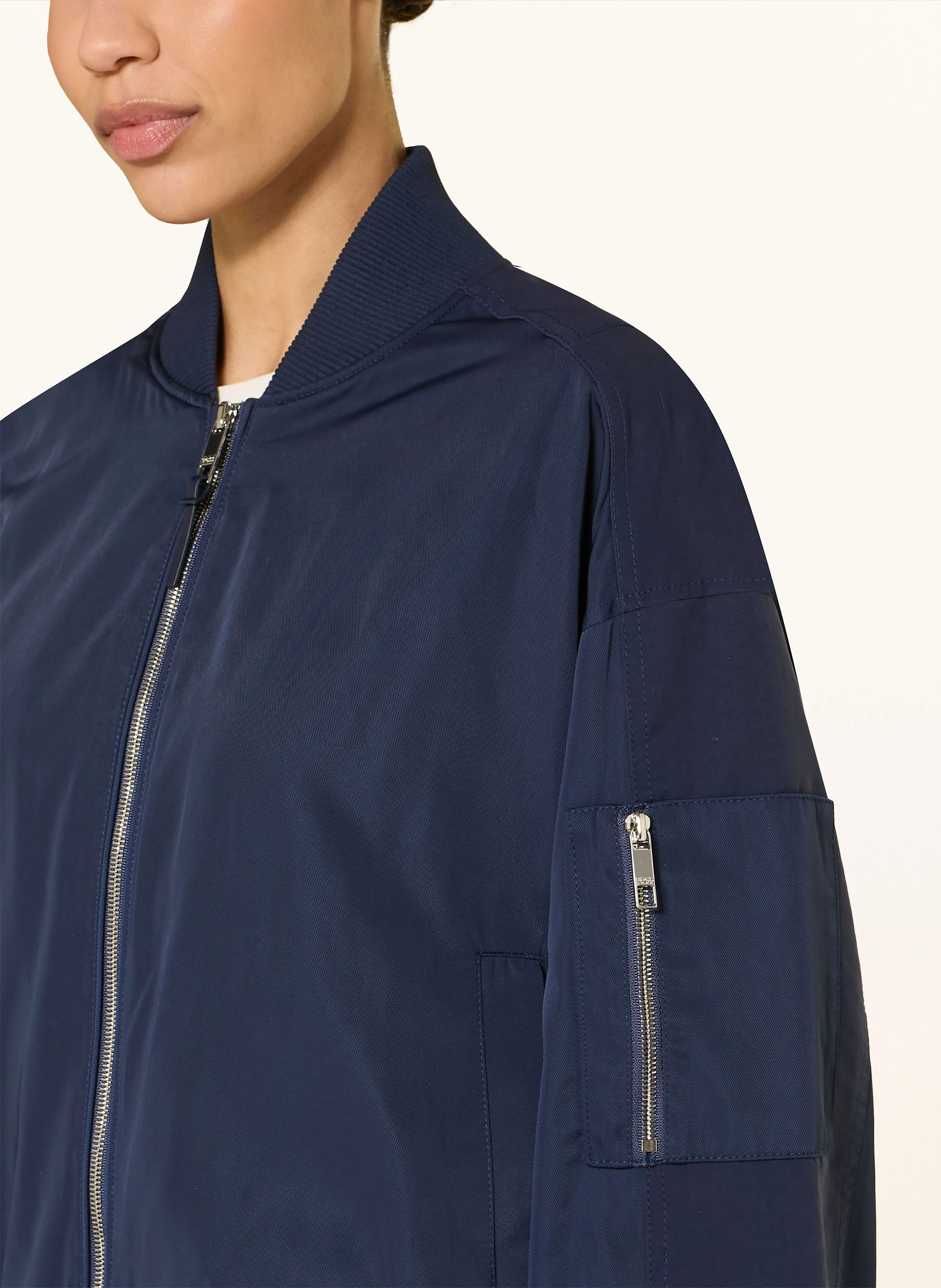 BOSS Blouson PELINDA im Materialmix