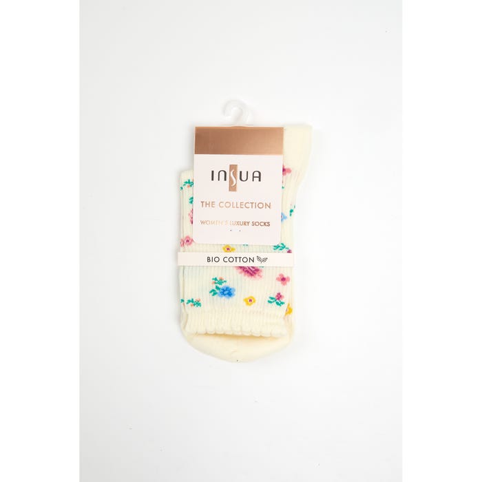 inSua THE COLLECTION-Sokken bloemen bio katoen - Insua The Collection