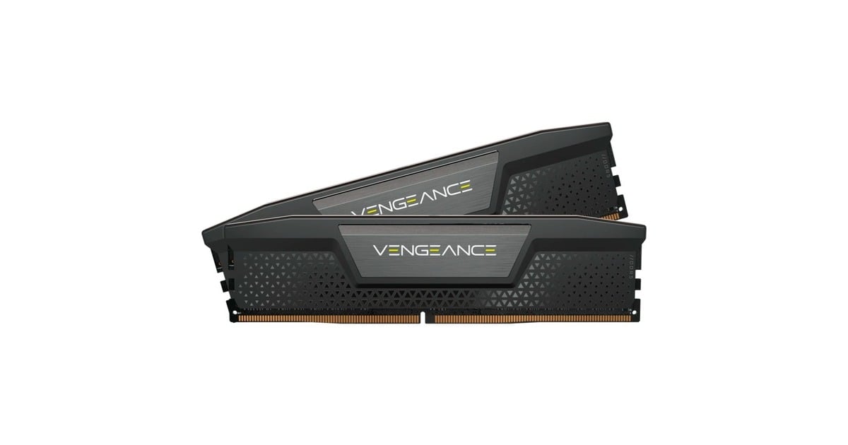 Corsair96 GB DDR5-6800 Kit werkgeheugen  (Zwart, CMK96GX5M2B6800C40, Vengeance, XMP)