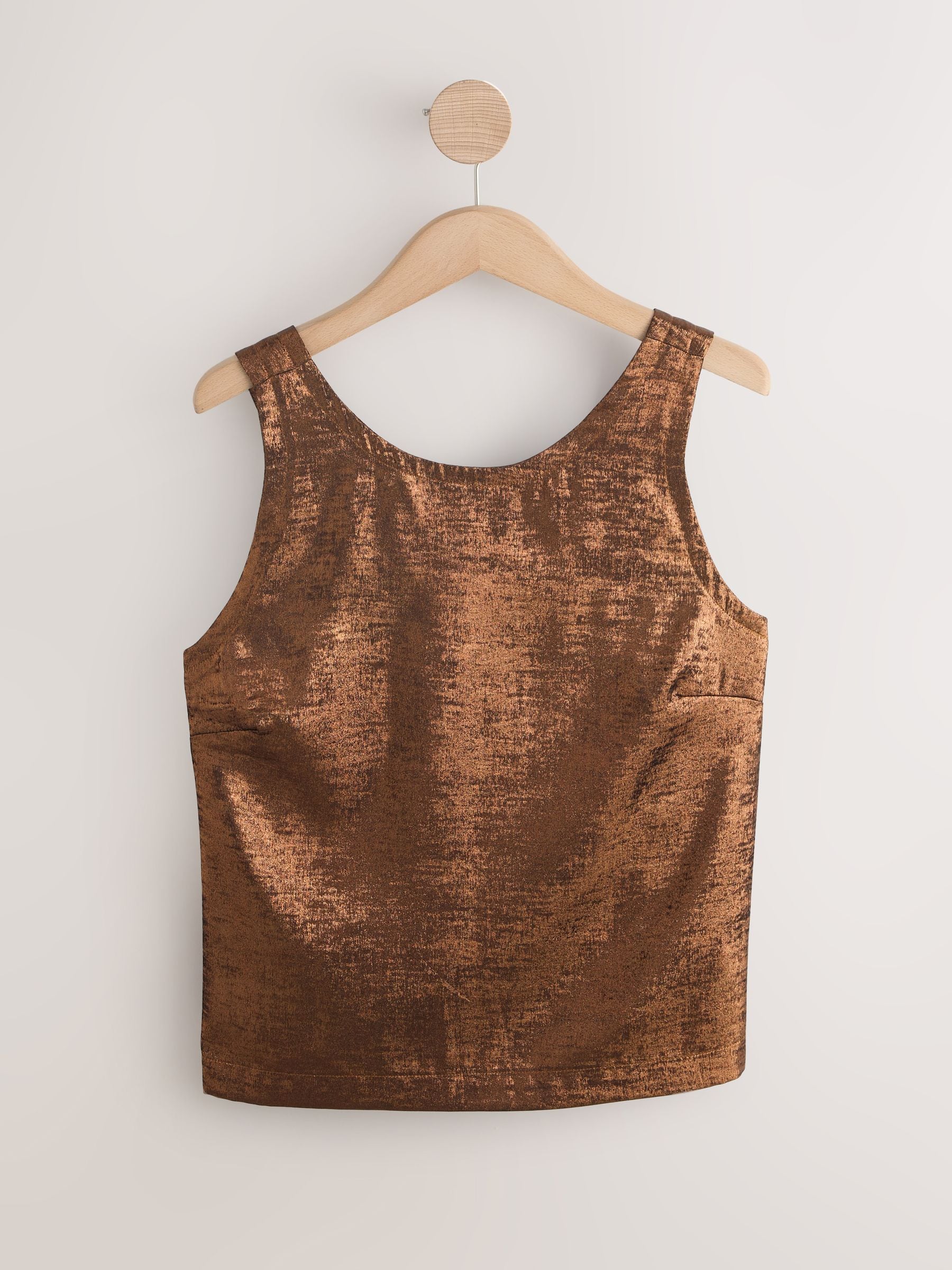 Brons - Metallic shelltop