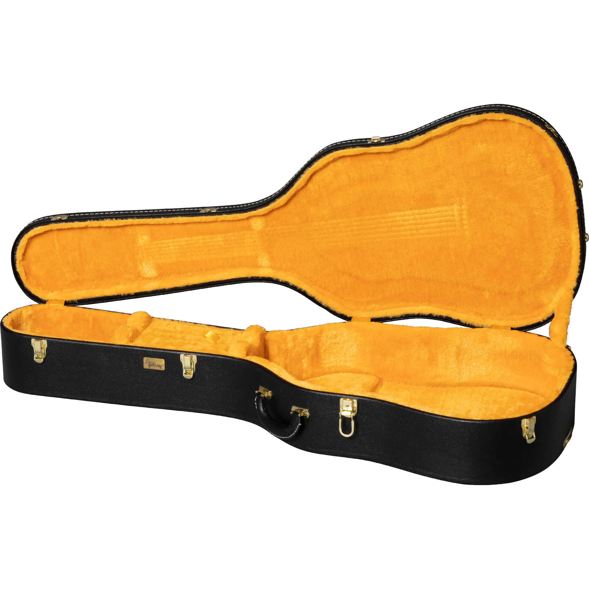 Gibson Lifton Historic Black/Goldenrod Hardshell Case Dreadnought koffer voor dreadnought gitaar