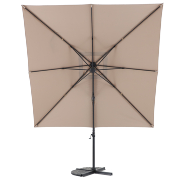 Handson zweefparasol Ibiza taupe Ø 300 cm