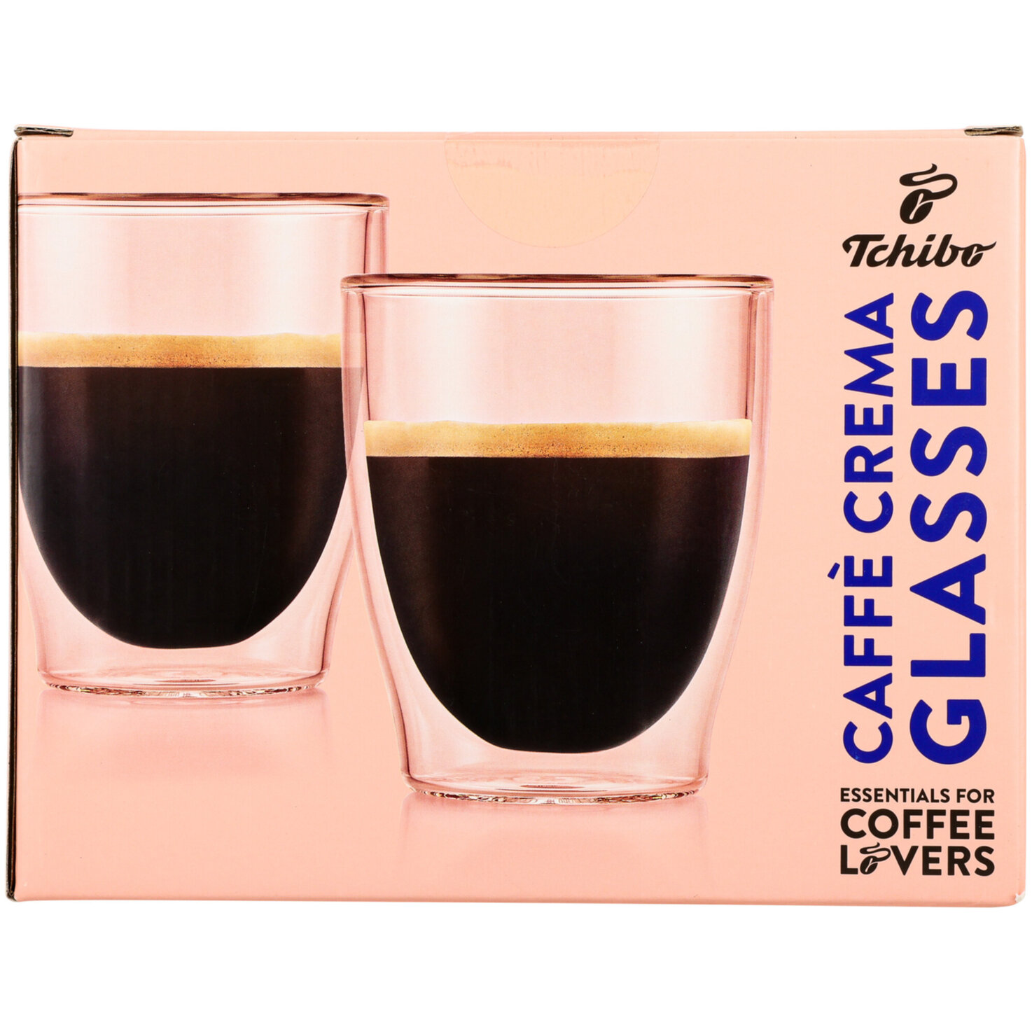 Tchibo Café Crème doppelwandiges Gläser-Set, 0.2l
