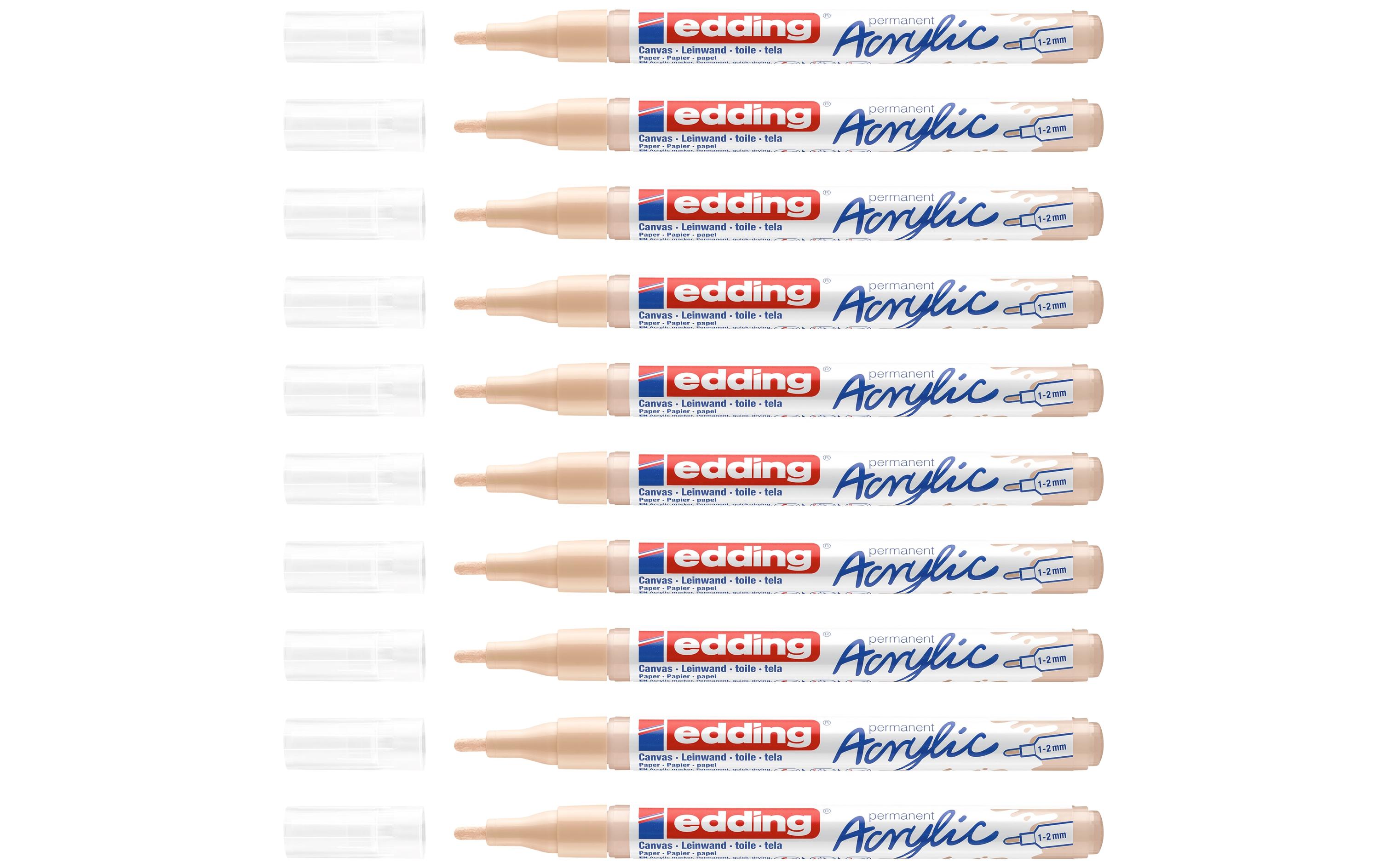Acrylmarker 5300 Fein, WarmbeigeSchnelltrocknende Acrylstifte