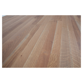 WOOOD tafelblad Tablo ovaal eikenhout grijs geolied 220 x 90 cm