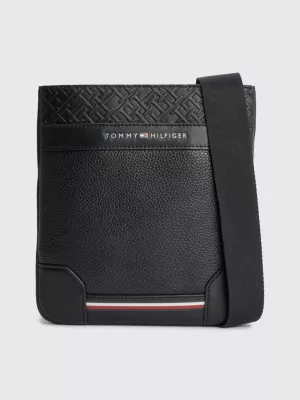 Bolsa transversal pequena com relevo