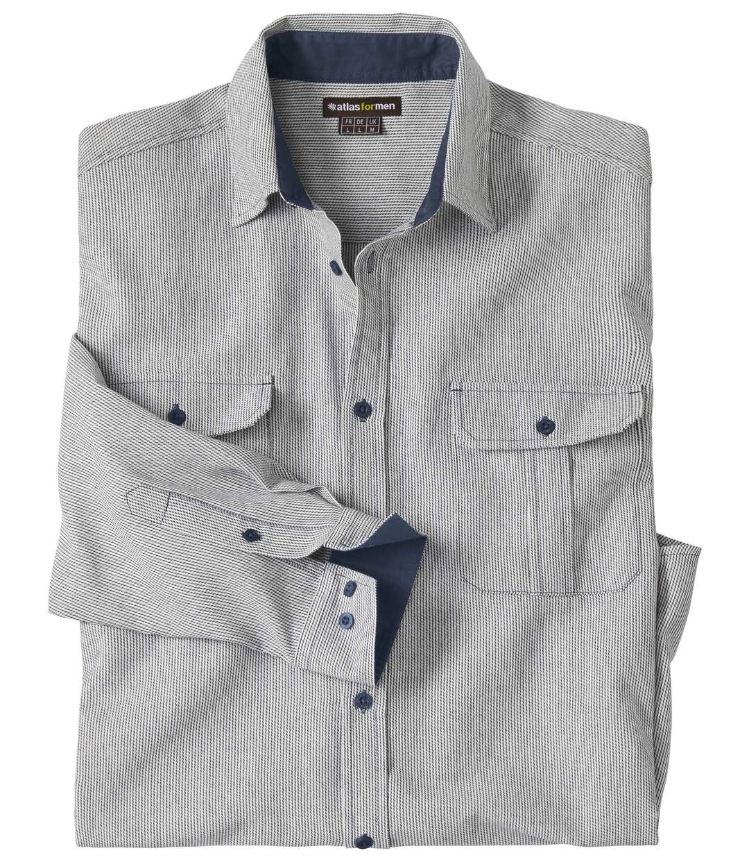 Chemise en Coton à Rayures Fantaisie