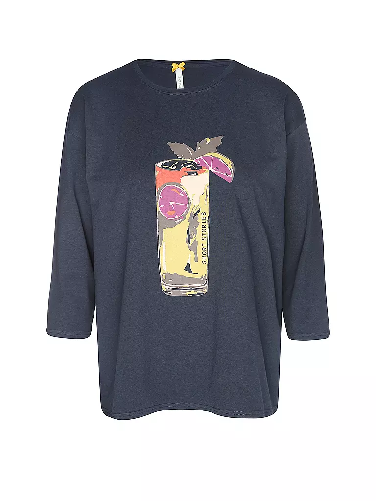 SHORT STORIES Pyjamashirt dunkelblau