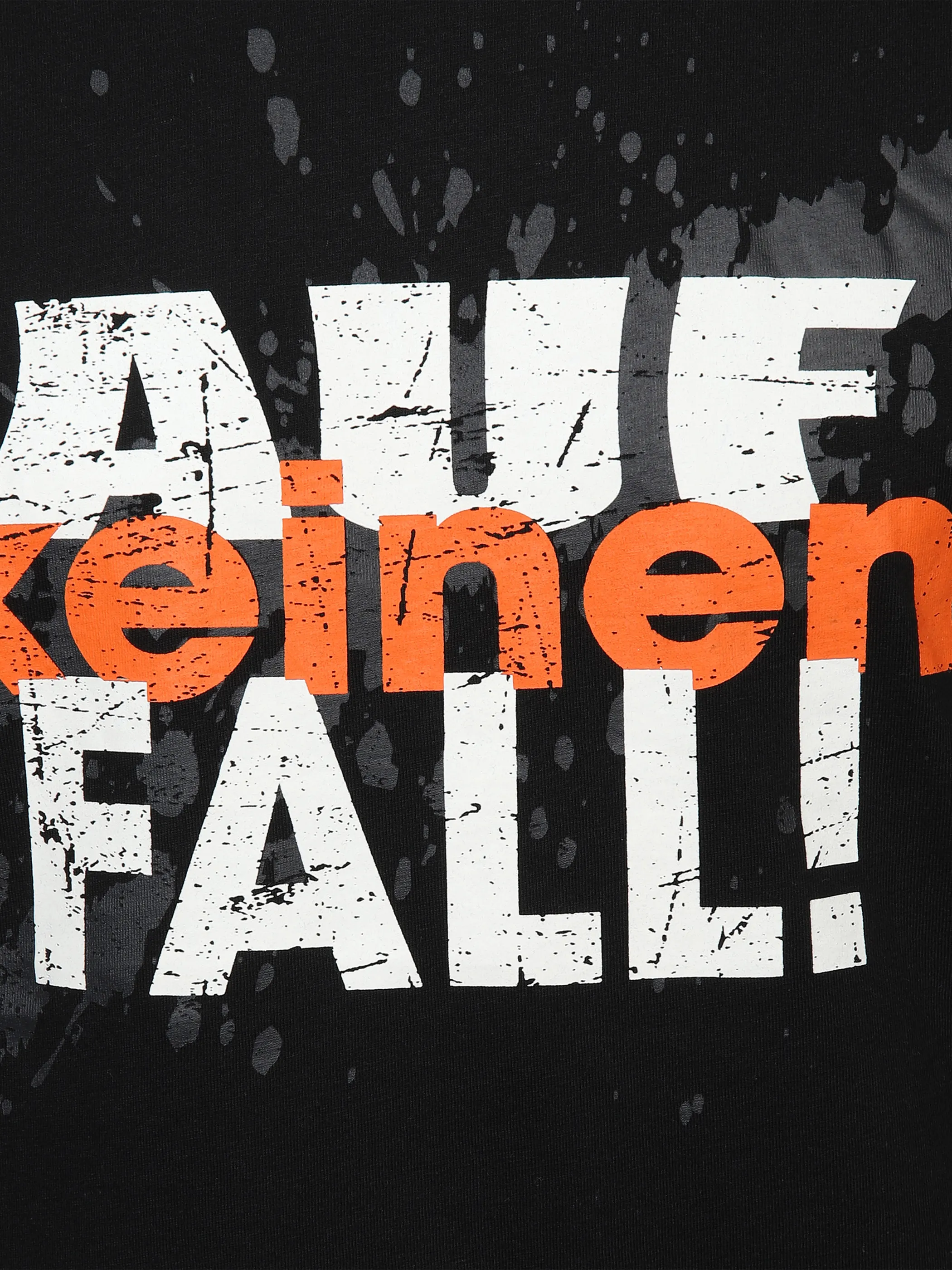 Herren Arbeitsshirt mit Frontspruch