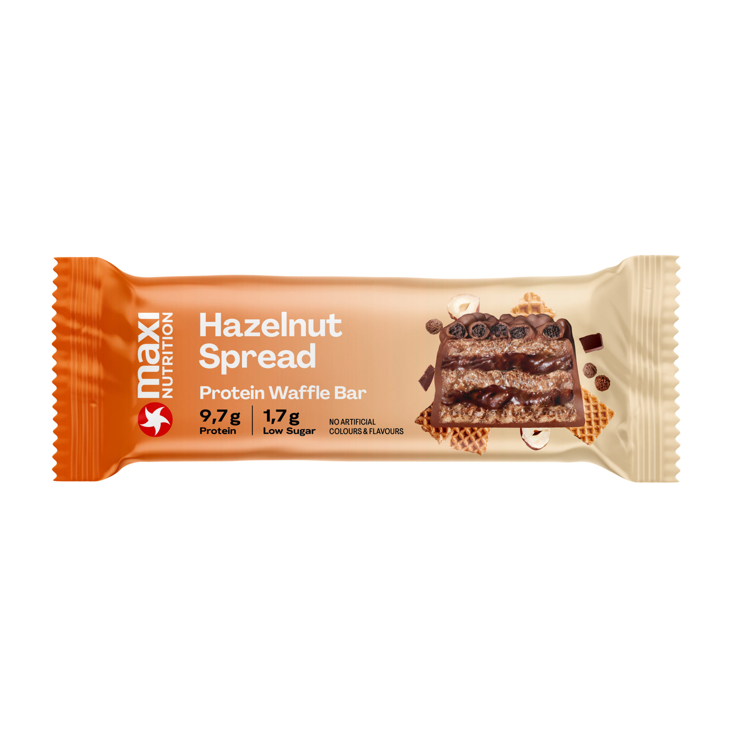 Maxi Nutrition Waffle Protein Bar Hazelnoot (39 gr)