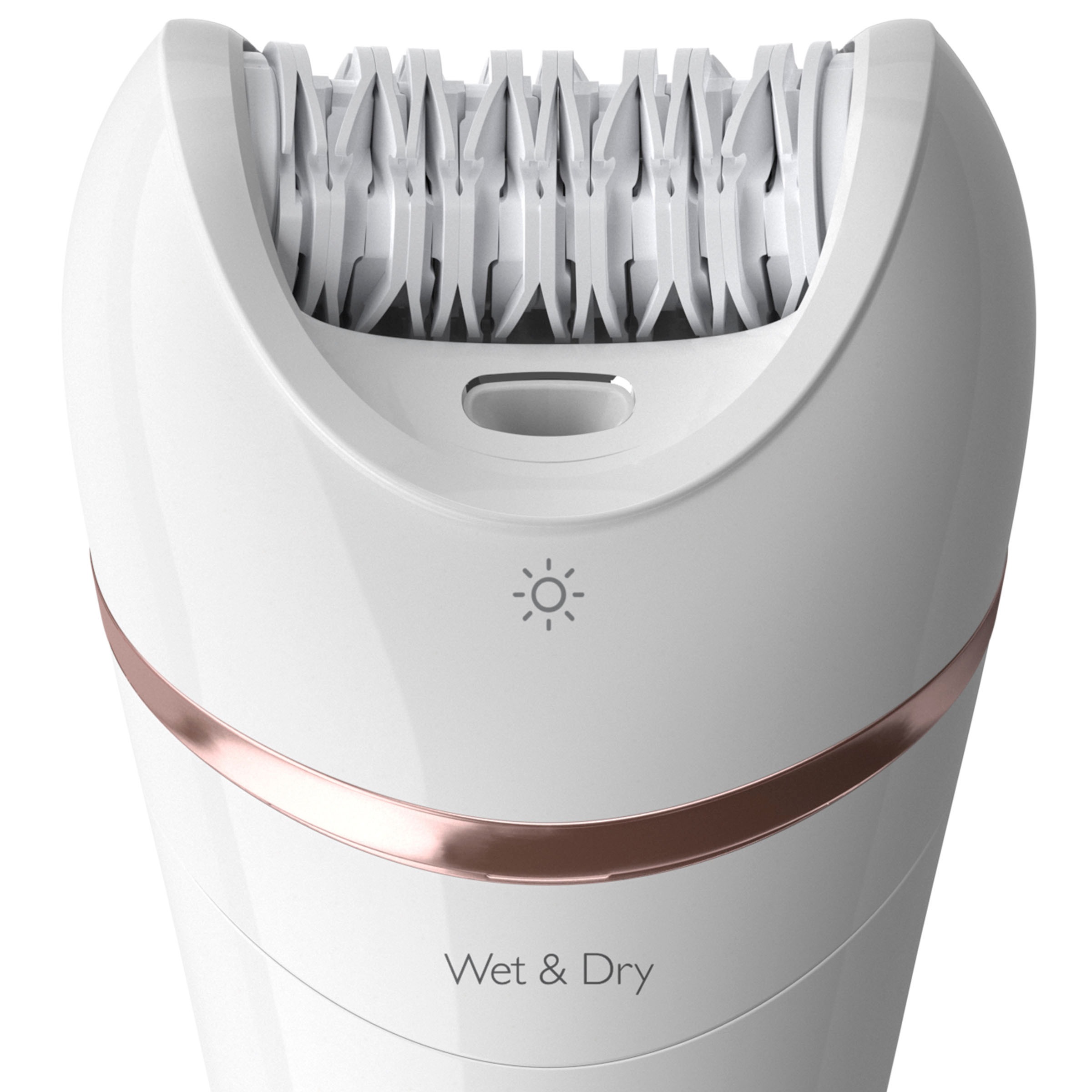 Philips Epilierer »Satinelle Advanced Series 8000 BRE740/10« 8 Stk. Aufsätze Nass- und Trockenepilierer, mit 2 Geschwindigkeitsstufen