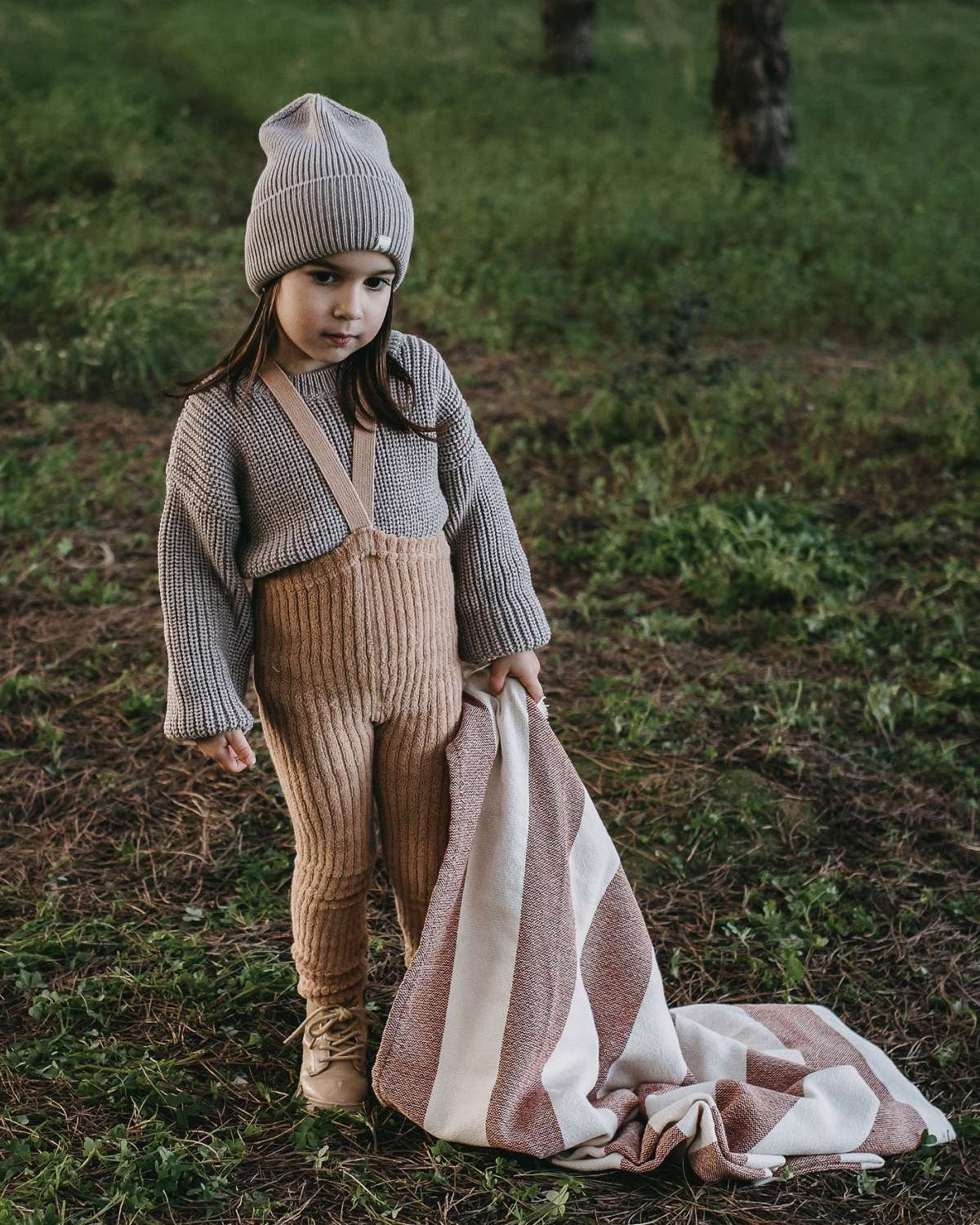Strømpebukse Teddy Ribb – u/ fot, m/ seler | Granny Footless Tights