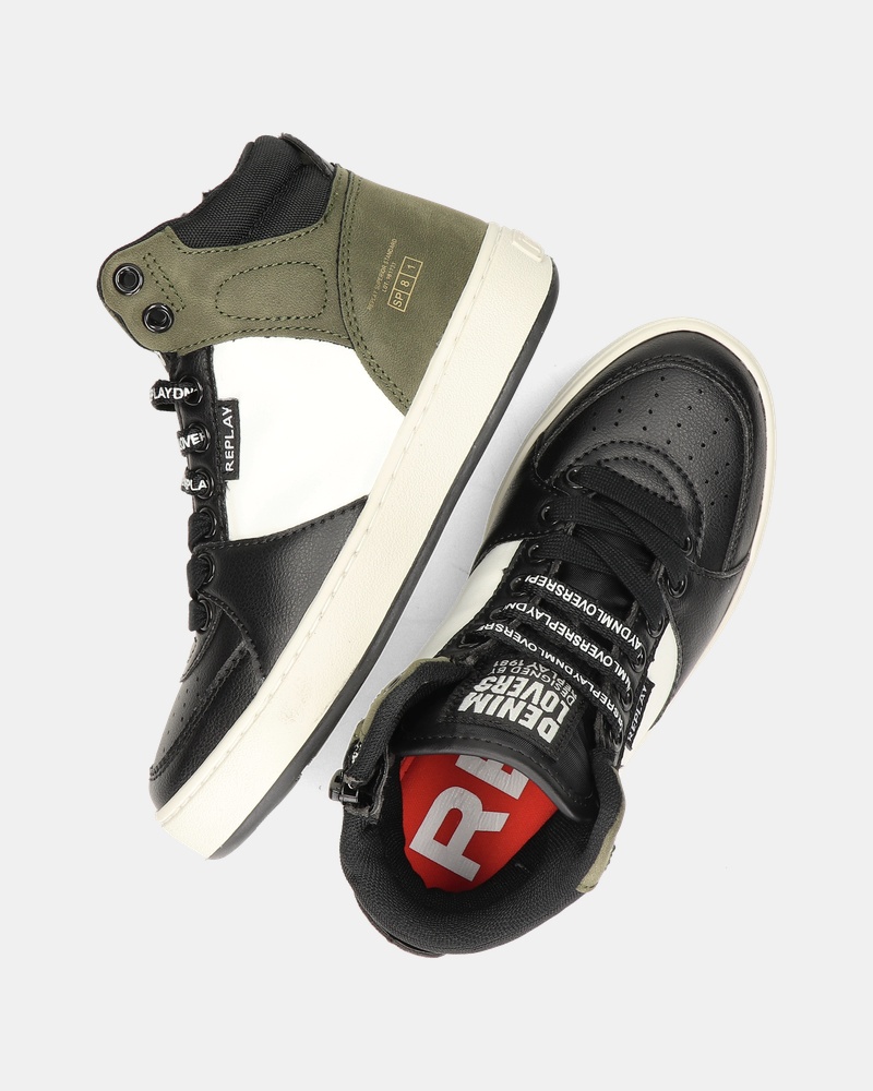 Replay Cobra 6 Boy Hoge sneakers  - zwart