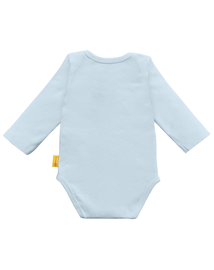 Langarm-Body BASIC in hellblau