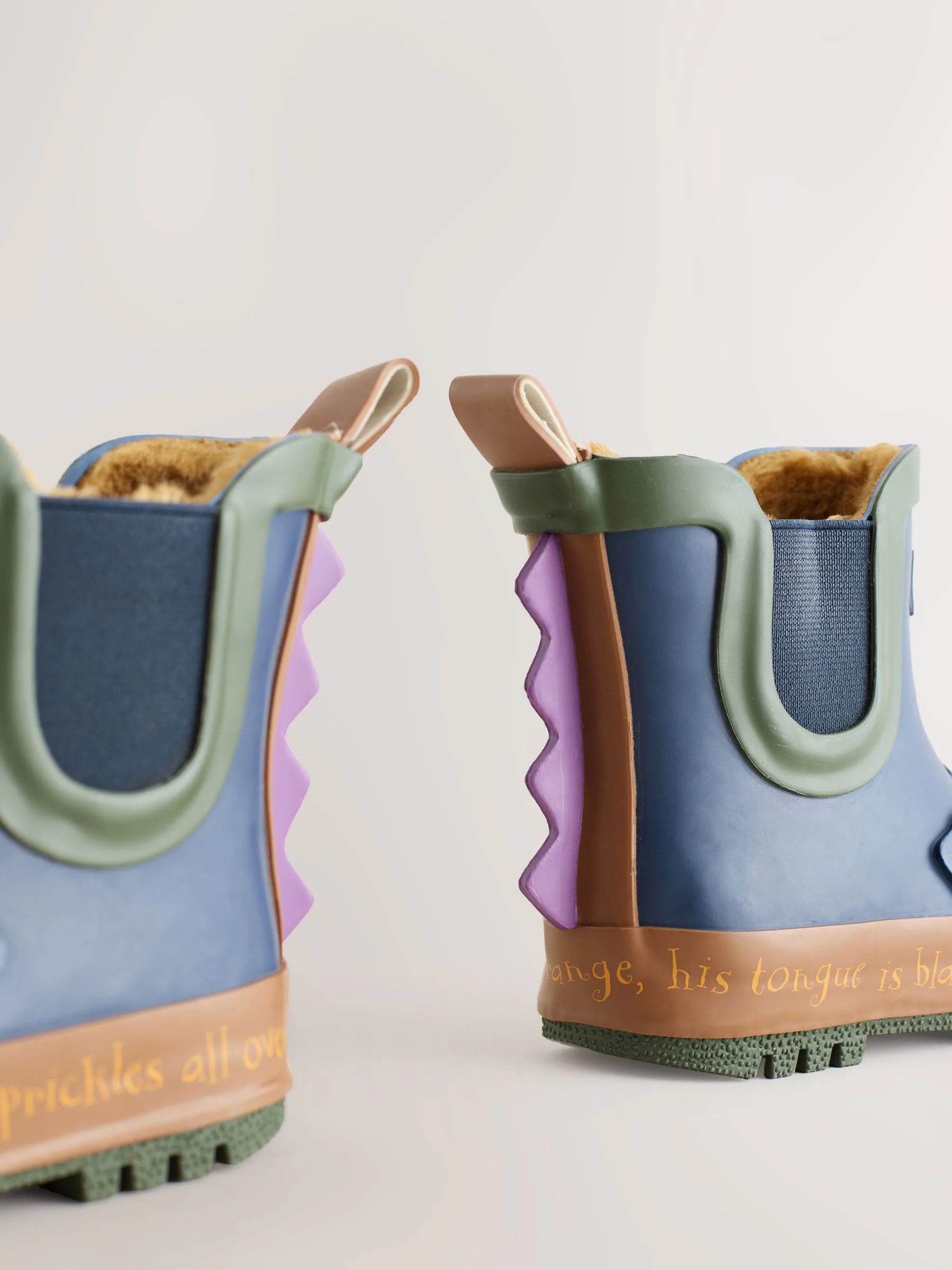 Marineblauw Gruffalo - Warme gevoerde enkellaarzen