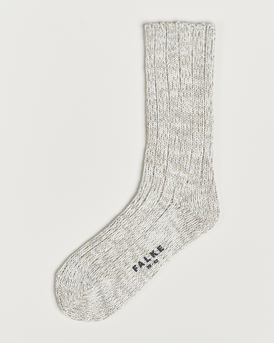 Falke Brooklyn Cotton Sock Light Grey