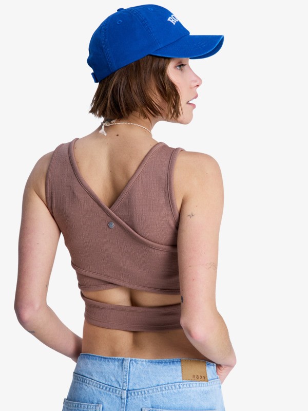 Good Keepsake Débardeur cropped Marron Femme