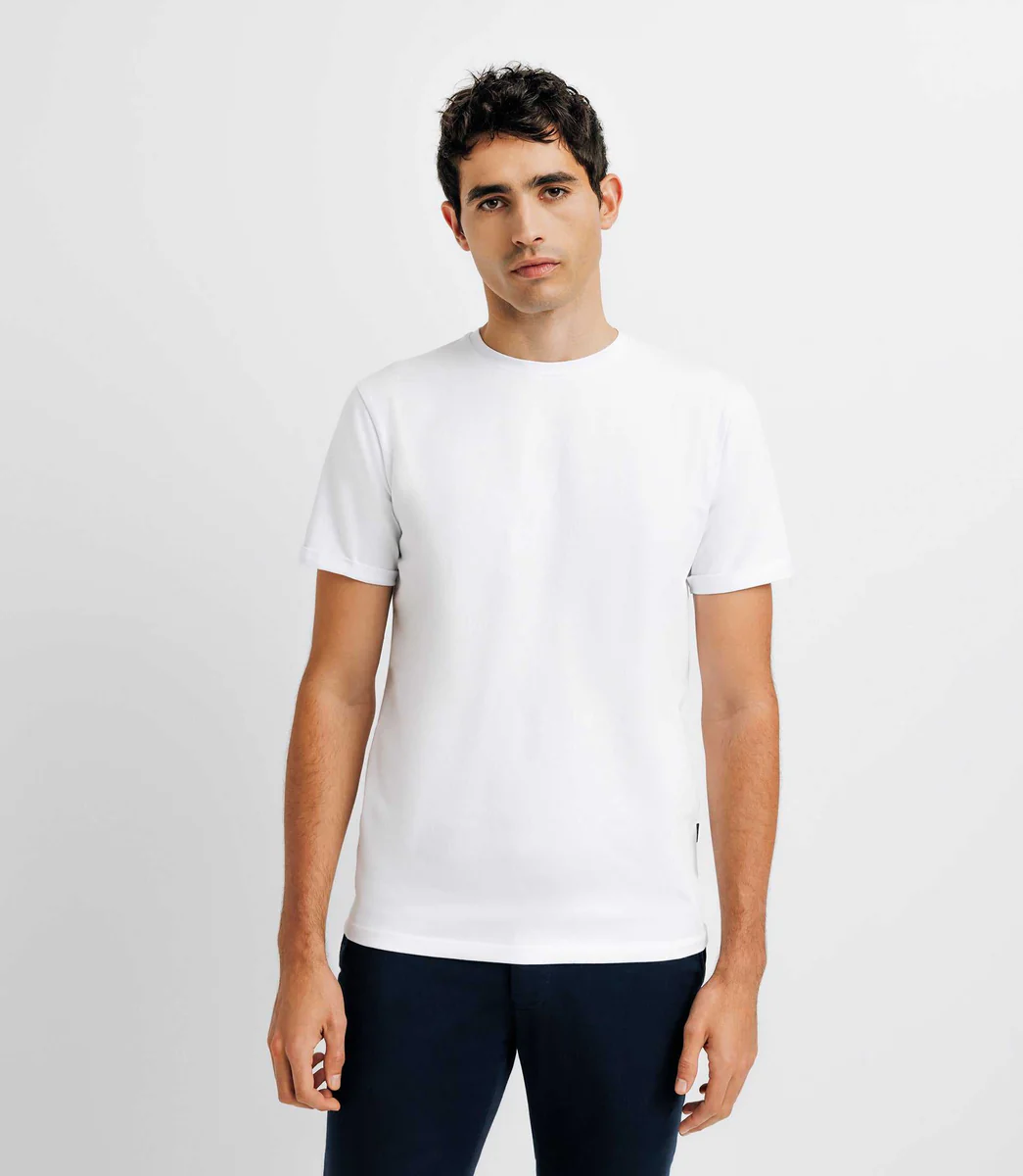 T-shirt uni blanc