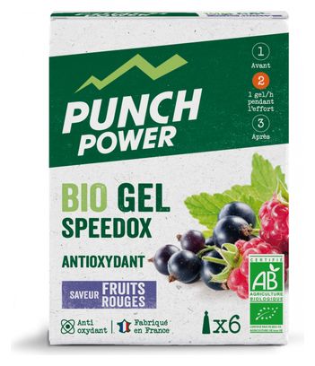 Boîte de 6 speedox Punch Power fruits rouges