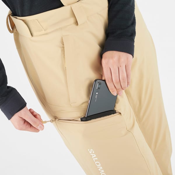 Pantalon de ski SALOMON BRILLIANT PANT W SAFARI