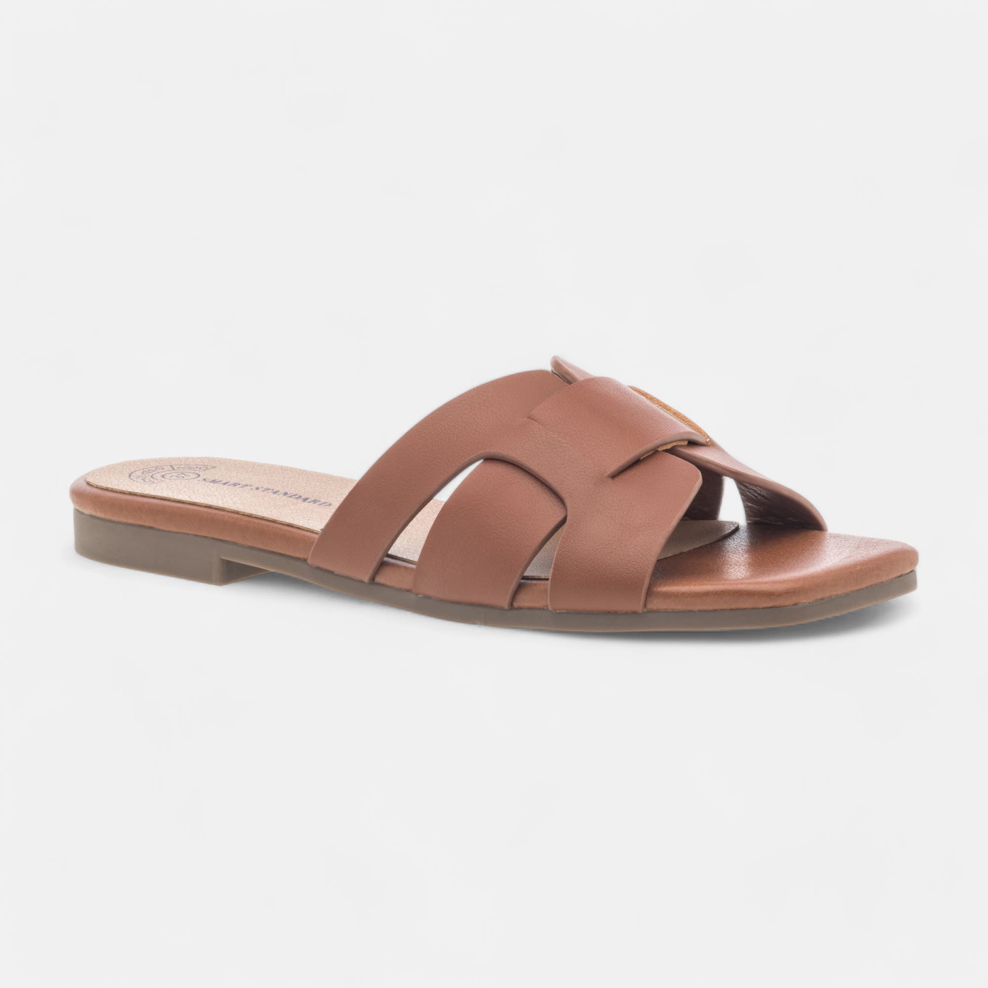 Mules Femme cognac