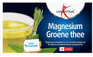 Lucovitaal Magnesium Groene Thee Zakjes 20ST