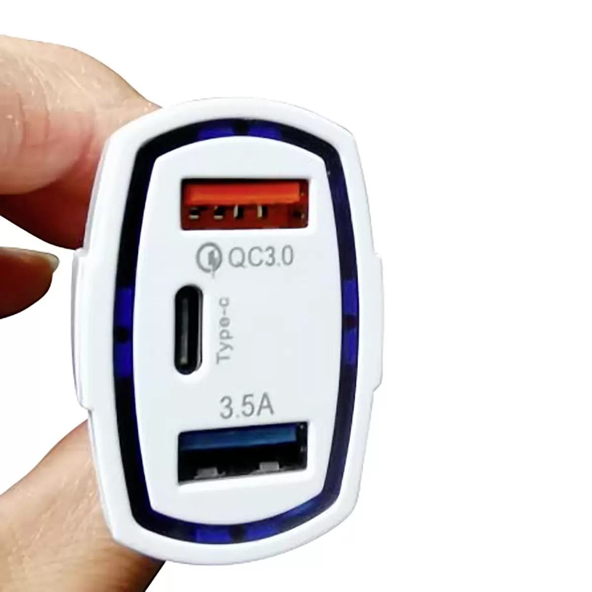 USB-Ladeadapter schwarz,weiss