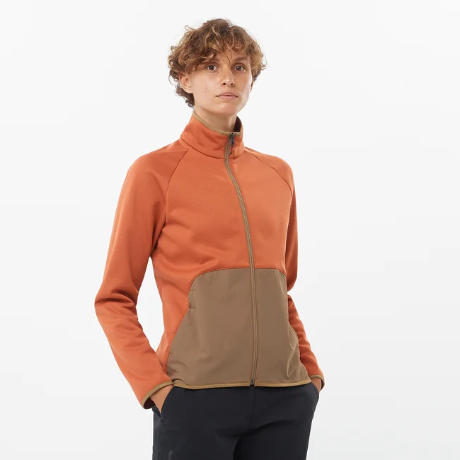 ESSENTIAL WARM  Midlayer-Jacke mit durchgehendem Reißverschluss Damen