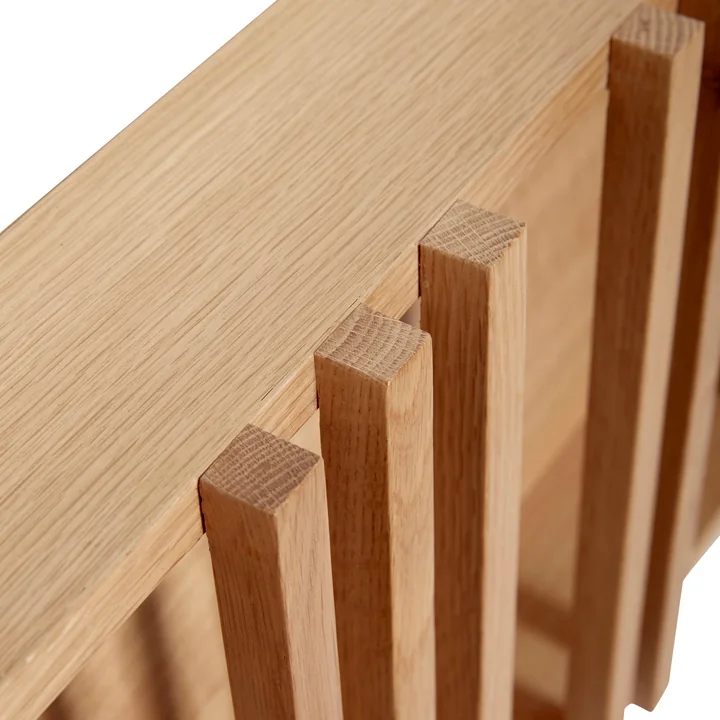 Hübsch Interior - Column Magazinhalter, Eiche