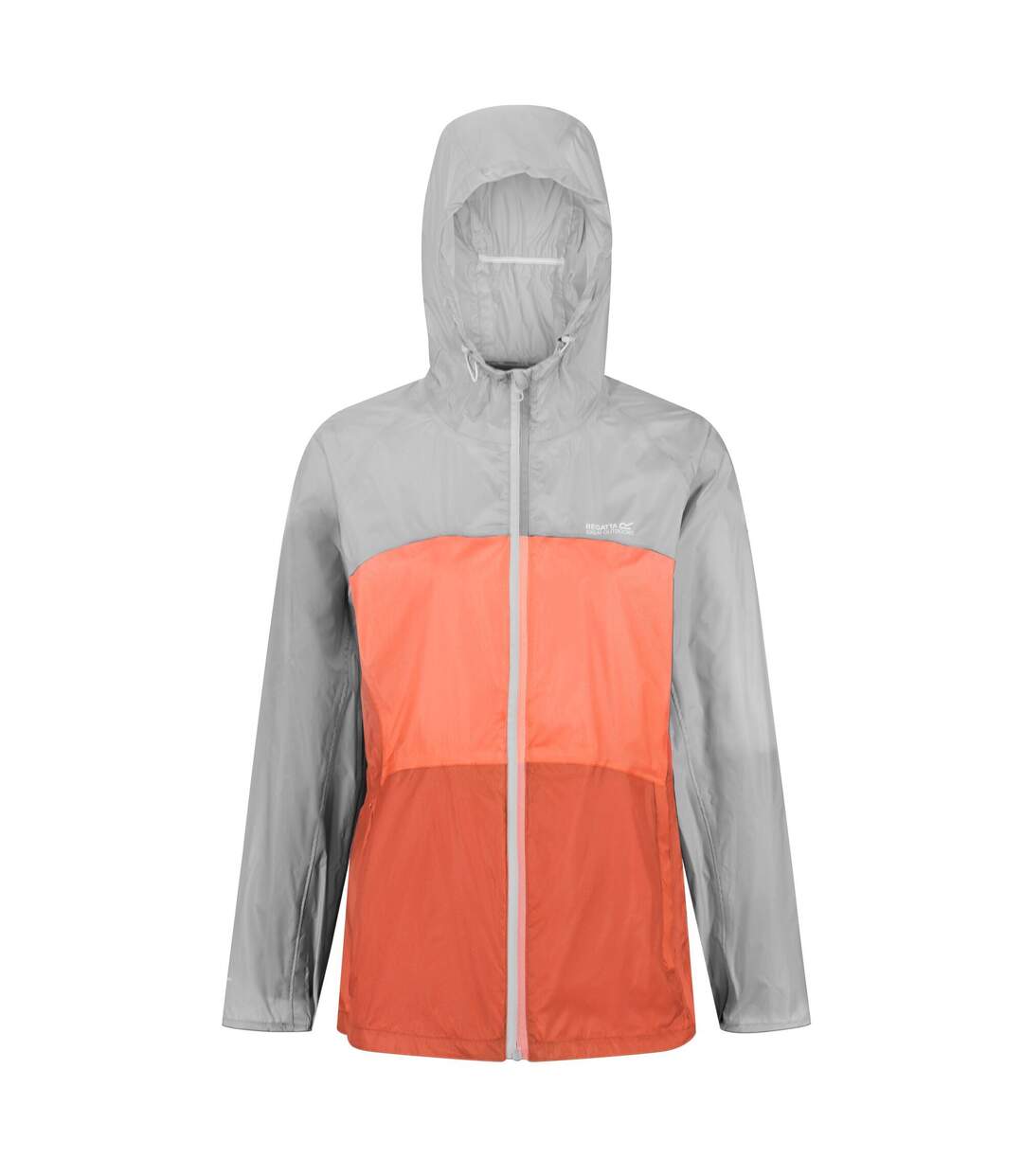 Regatta - Veste imperméable PACK IT PRO - Femme (Gris pâle / Corail) - UTRG7455