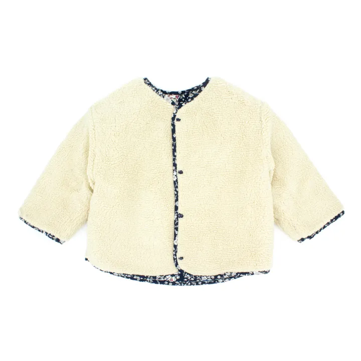 Esther Veste Matelassée Patchwork Devon | Bleu