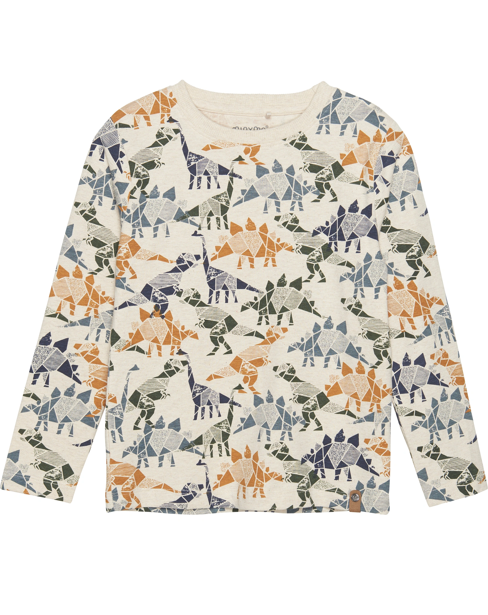 Langarmshirt DINOSAURIER AOP in beige